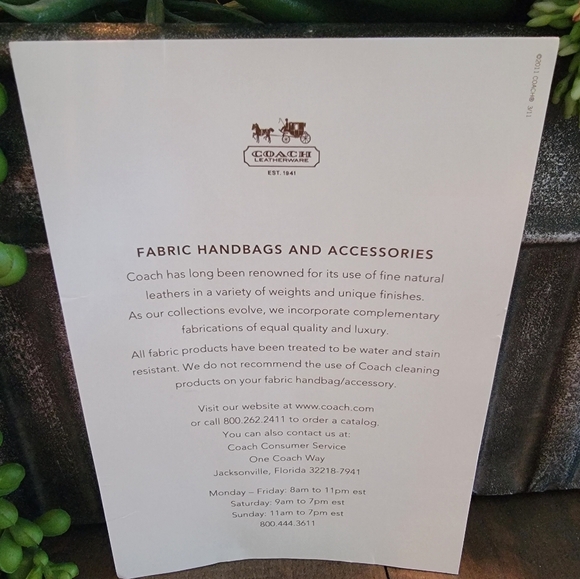 Coach Ashley Medium Jacquard Fabric Signature "C" Charcoal Crossbody Bag - Picture 16 of 16